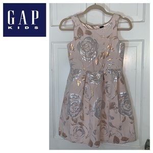 Gap Kids Metallic Rose Dress.   Size 12